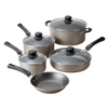 Tramontina 9-Piece Non-Stick Cookware Set, Champagne