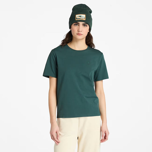 Timberland Women's Dunstan Short-Sleeve T-Shirt - Dark Forest Green