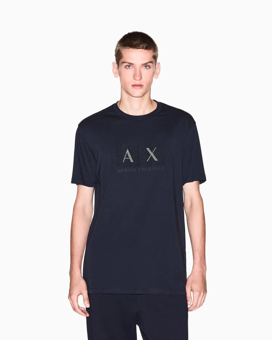 Armani Exchange Regular Fit T-Shirts - Navy Blue
