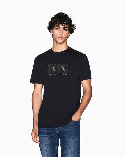 Armani Exchange Regular Fit T-Shirts - Black