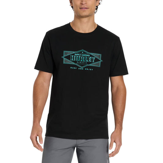 Hurley Men’s Graphic Tee in Black