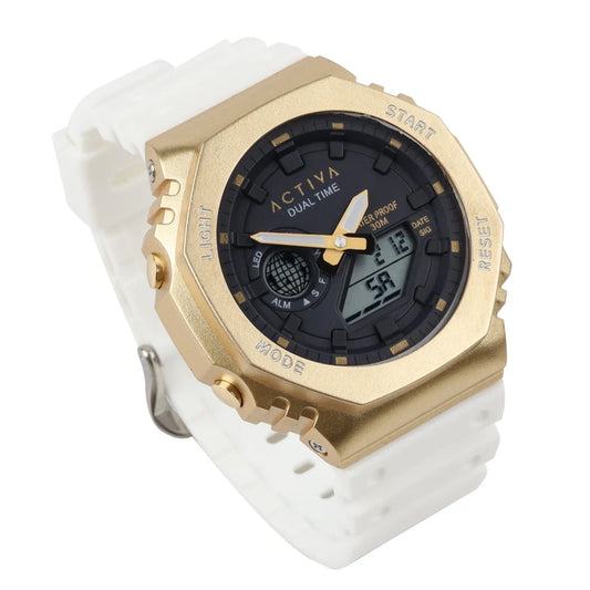 Activa Recon X Invicta Digital Unisex Watch (Model ACW423-009) in White