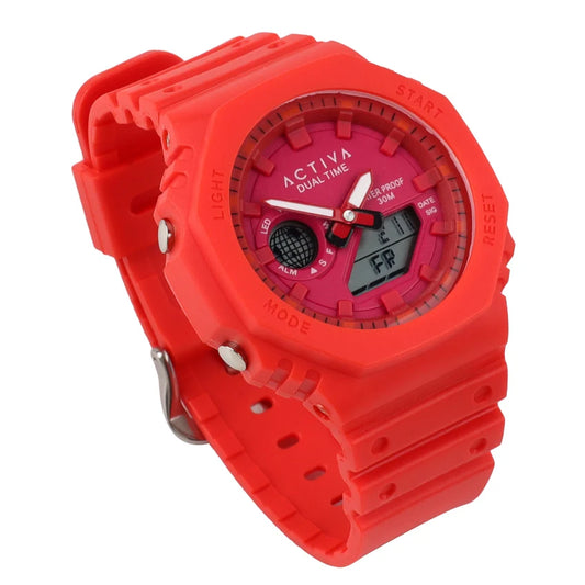 Activa Recon X Invicta Digital Unisex Watch (Model ACW423-011) in Red