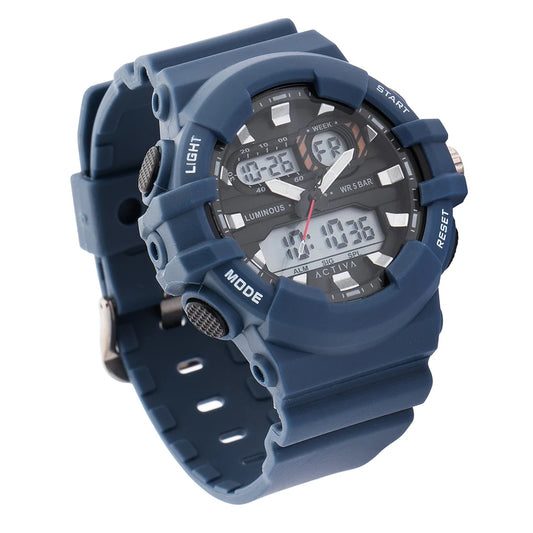 Activa Pixel X Invicta Digital Men's Watch (Model ACW496-005) in Blue