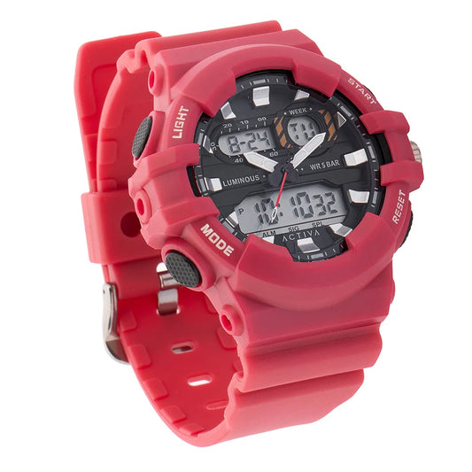 Activa Pixel X Invicta Digital Men's Watch (Model ACW496-006) in Red