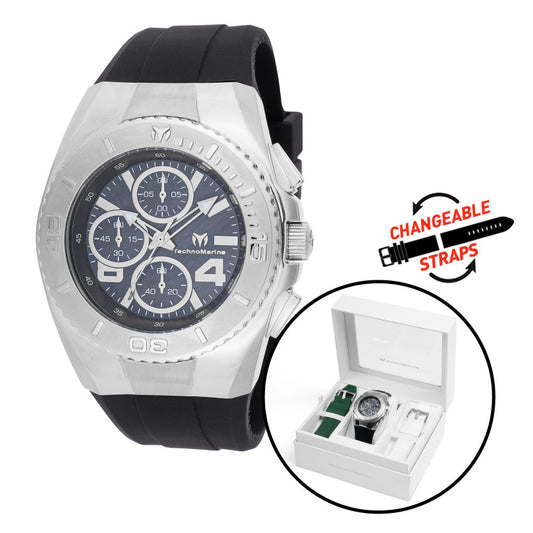 Technomarine Cruise Chronograph Quartz Silver Dial Men’s Watch (TM-124029)