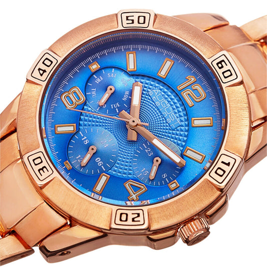 August Steiner Quartz Purple Dial Ladies Watch