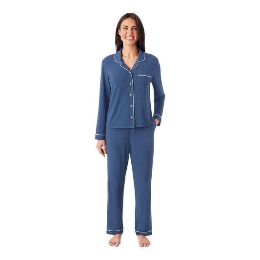 Member's Mark DreamMark Women's 2-Piece Notch Collar Pajama Set in Blue