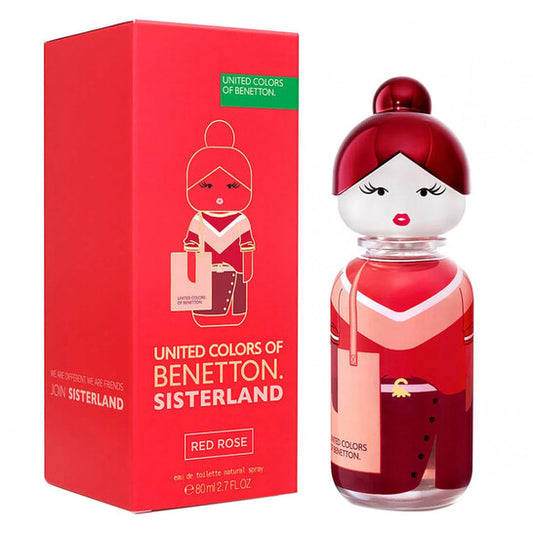 Benetton Sisterland Red Rose Eau de Toilette (EDT) 2.7 oz