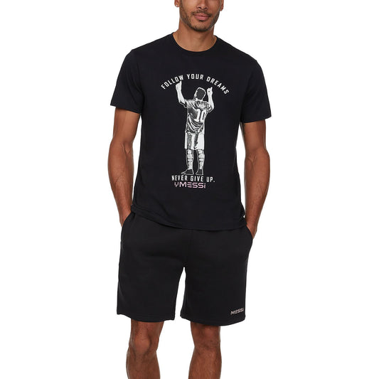 Messi Men's Graphic Tee | Black