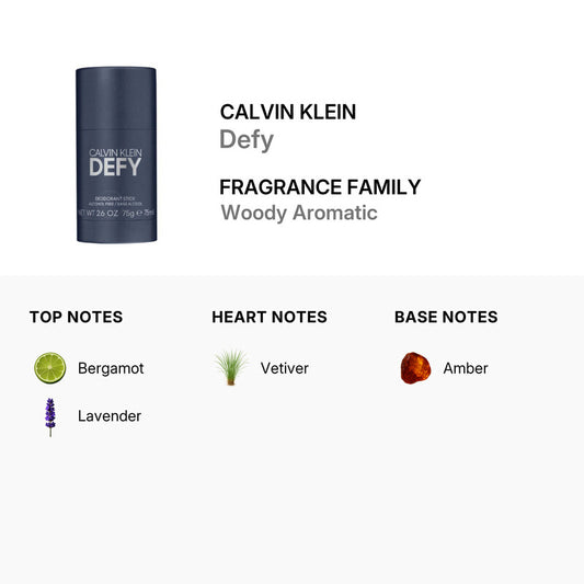 Calvin Klein Men's Defy Deodorant 2.4 oz