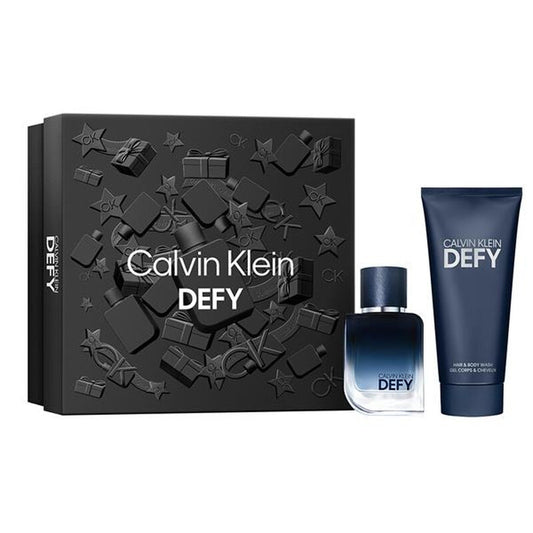 Calvin Klein Men's Defy Gift Set (EDP/EDT + 100ml Shower Gel)