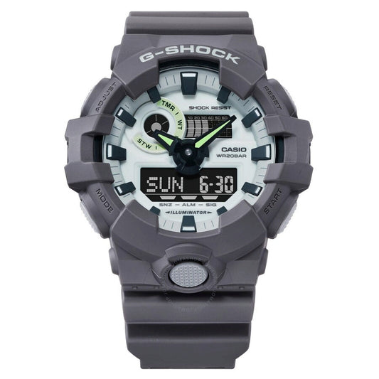 Casio G-Shock Alarm World Time Quartz Analog-Digital White Dial Watch
