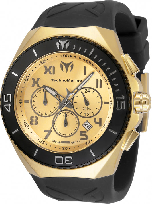 Technomarine Ocean Manta Men's 48mm Mixed Silicone Chronograph Watch TM-220017