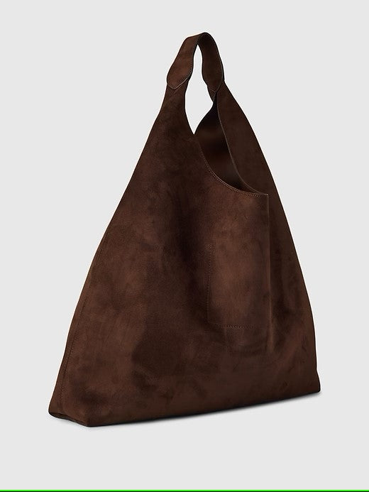 Gap Vegan Suede Slouchy Tote Bag
