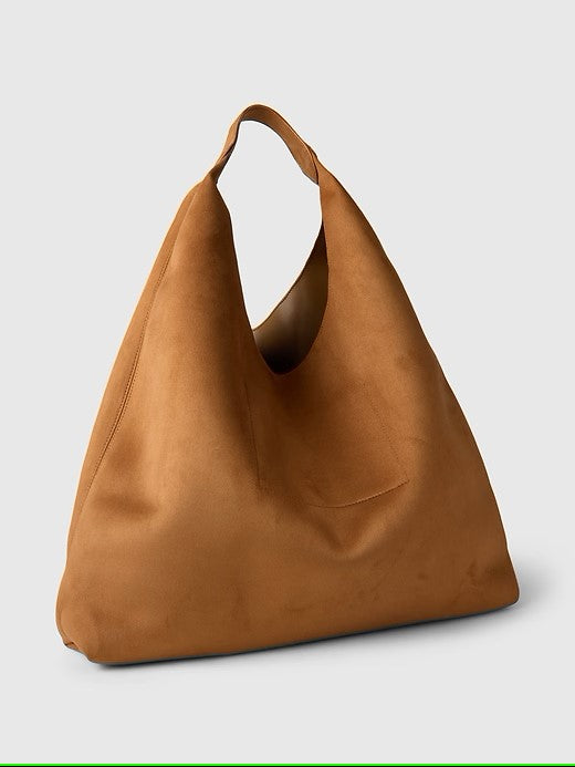 Gap Vegan Suede Slouchy Tote Bag