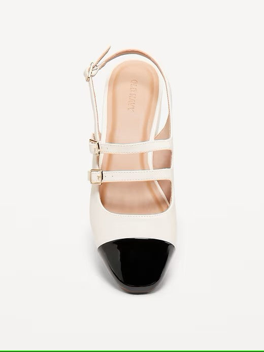 Old Navy Two-Tone Slingback Heels