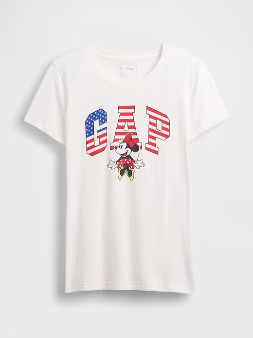 Gap × Disney Minnie Mouse Logo T-Shirt - New Off White