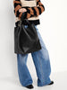 Old Navy Large Carrie Tote Bag in True Black