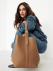 Old Navy Large Carrie Tote Bag in Toffee