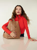 Old Navy Large Carrie Tote Bag in Toffee
