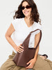 Old Navy Asymmetrical Structured Tote Bag in Peppercorn