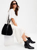 Old Navy Medium Carrie Tote Bag in Blackjack
