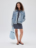 GAP Mini Gap Logo Tote Bag in "Light Blue Shadow"