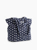 GAP Mini Gap Logo Tote Bag in Navy Polka Dot