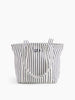 GAP Mini Gap Logo Tote Bag in "New Off White Stripe"