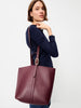 Old Navy Medium Carrie Tote Bag in "Reddy Or Not"