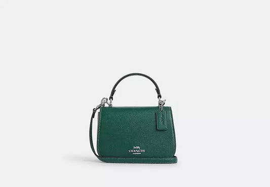 Coach Lysa Top Handle Bag in Signature Canvas