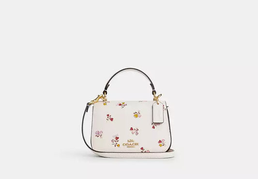 Coach Lysa Top Handle Bag in Signature Canvas