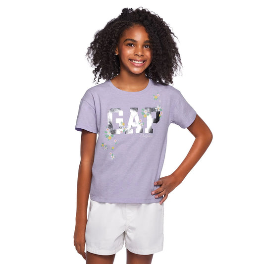 Gap Kids Girls Short Sleeve Tee | Purple