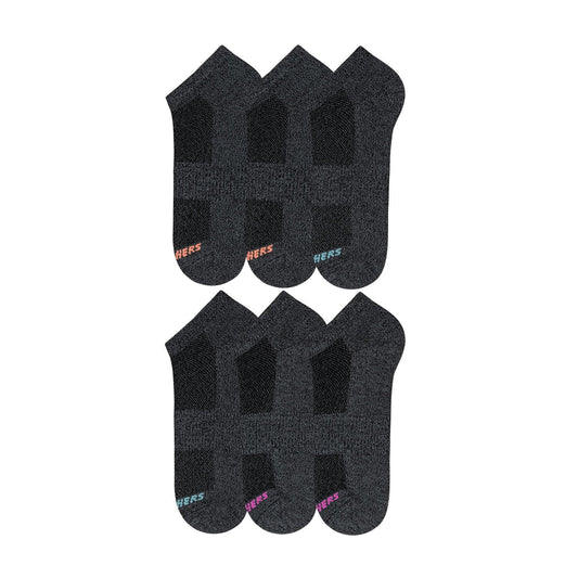 Skechers Women's 6-Pack Super Soft Low-Cut Sock | Black Pack