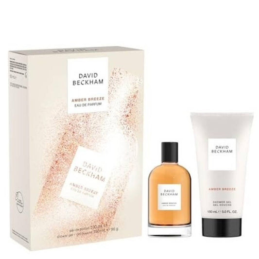 David Beckham Men's Amber Breeze Gift Set Fragrances Edp 100ml + Sg 150ml