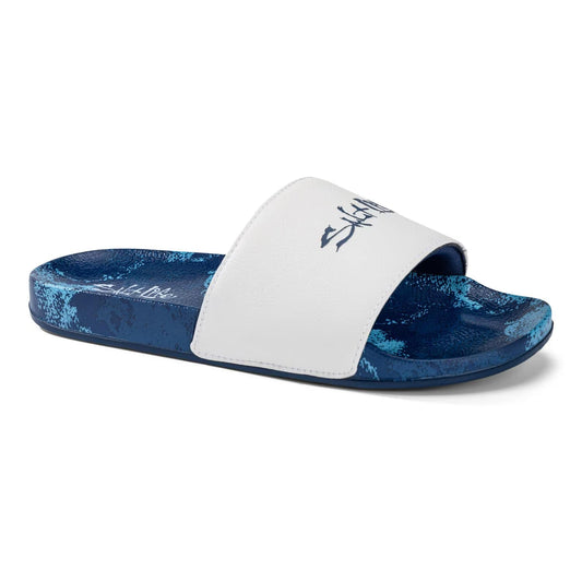 Salt Life Men's Slides in White