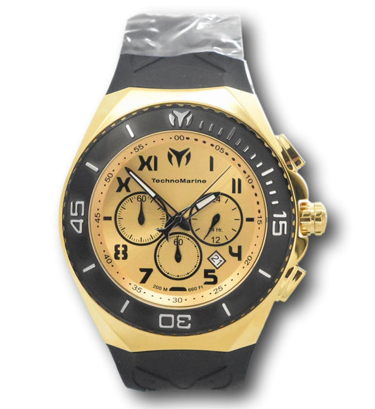 Technomarine Ocean Manta Men's 48mm Mixed Silicone Chronograph Watch TM-220017