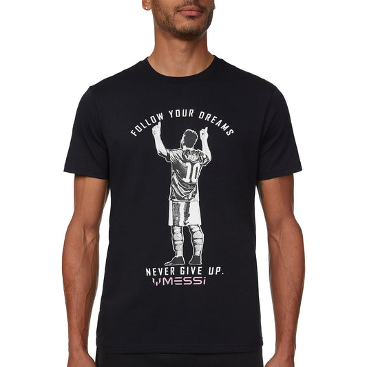 Messi Men's Graphic Tee | Black
