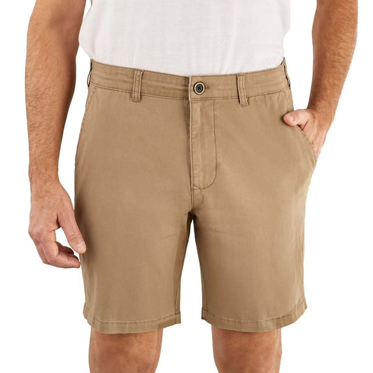 Sperry Men's Flat-Front Shorts (Tan)