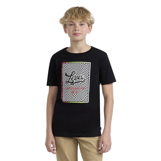 Levi's Boys Short Sleeve Graphic Tee | Black