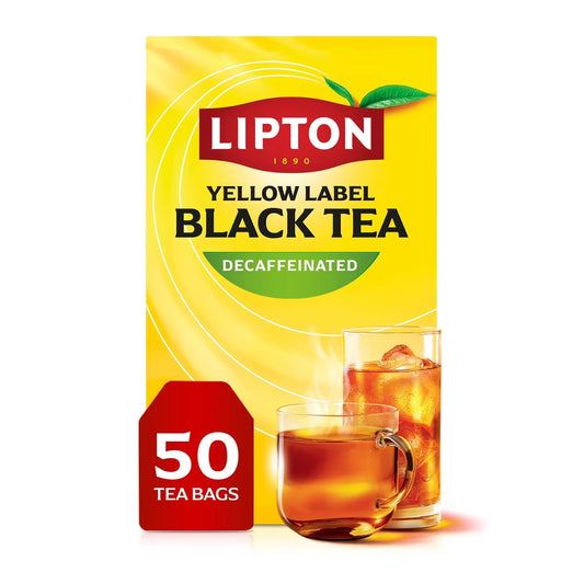 Lipton Black Tea Bags, Decaffeinated (50 Count)