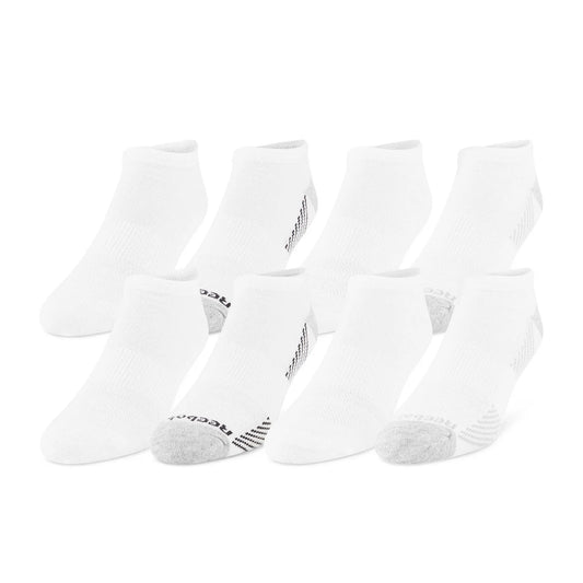 Reebok Men's 8-Pack Cushion Low-Cut Sock | White