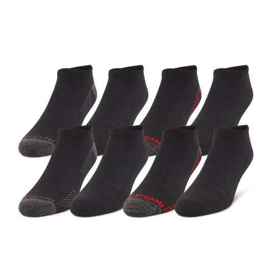 Reebok Men's 8-Pack Cushion Low-Cut Sock | Black