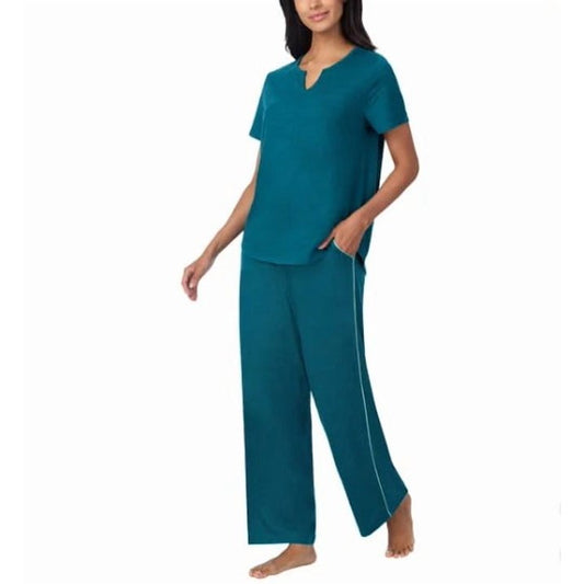 Carole Hochman Midnight Women's 3-Piece Pajama Set in Teal