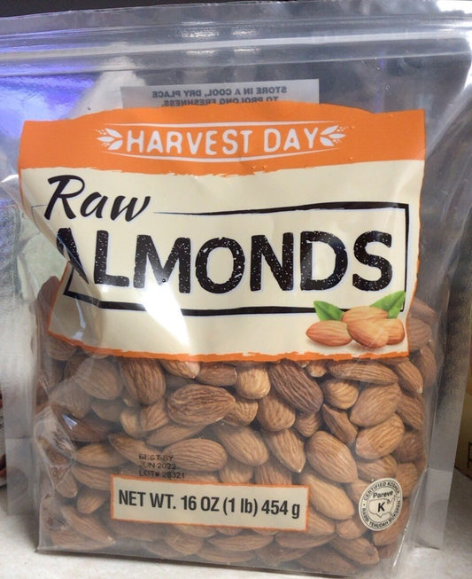 Harvest Day Raw Almonds – 454 g