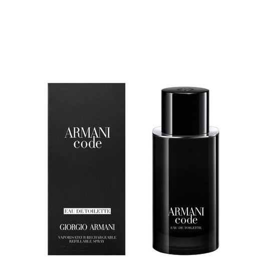 Giorgio Armani Men's Armani Code EDT Spray Refillable (2.5 oz / 75 ml)