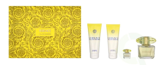 Versace Yellow Diamond Gift Set (EDT 90 + Bath & Shower Gel 100 + Body Lotion 100 + GWP)