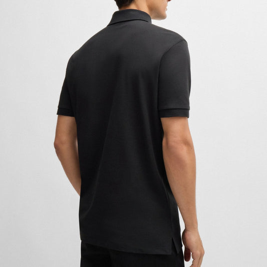 Hugo Boss Pallas Regular-Fit Polo Shirt in Black