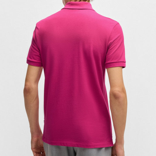 Hugo Boss Pallas Regular-Fit Polo Shirt in Cotton Pink